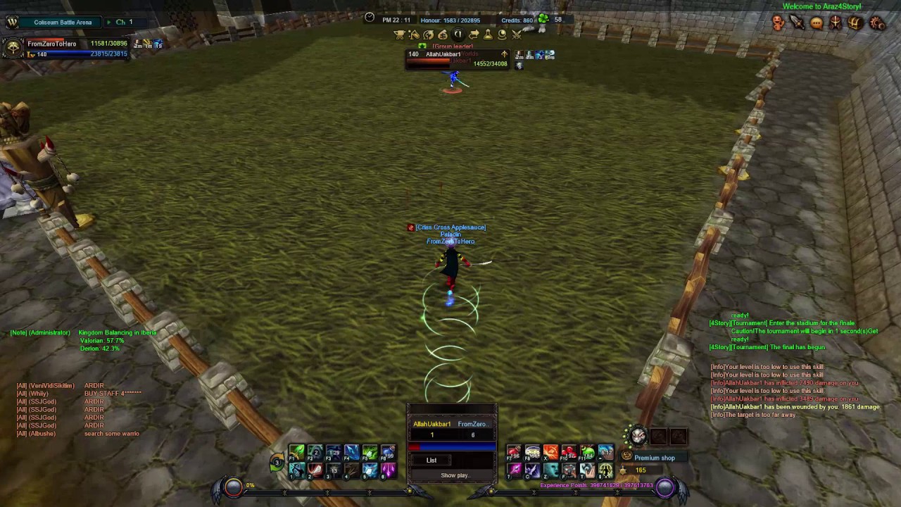 Araz4Story - Archer Tournament vs Norage