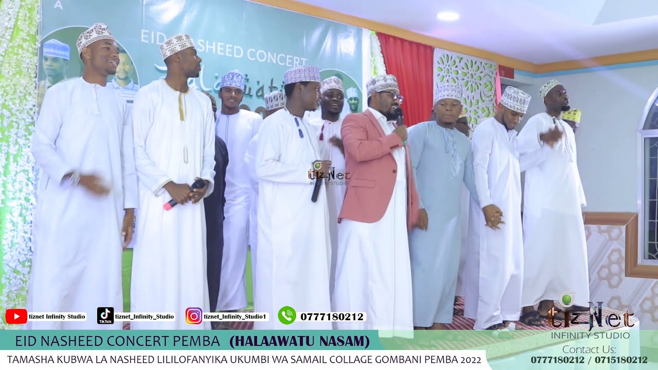 Mtazame YUSSUF ABDI alivyowaliza Wapenz wa Nasheed #Samail Pemba #HalaawatuNasam #EIDNASHEEDCONCERT