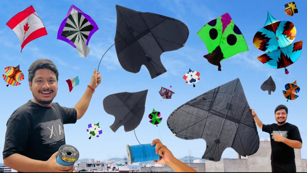 Flying Homemade Unique Kite  || Kite Flying Video || Ansh Khajuria 🔥