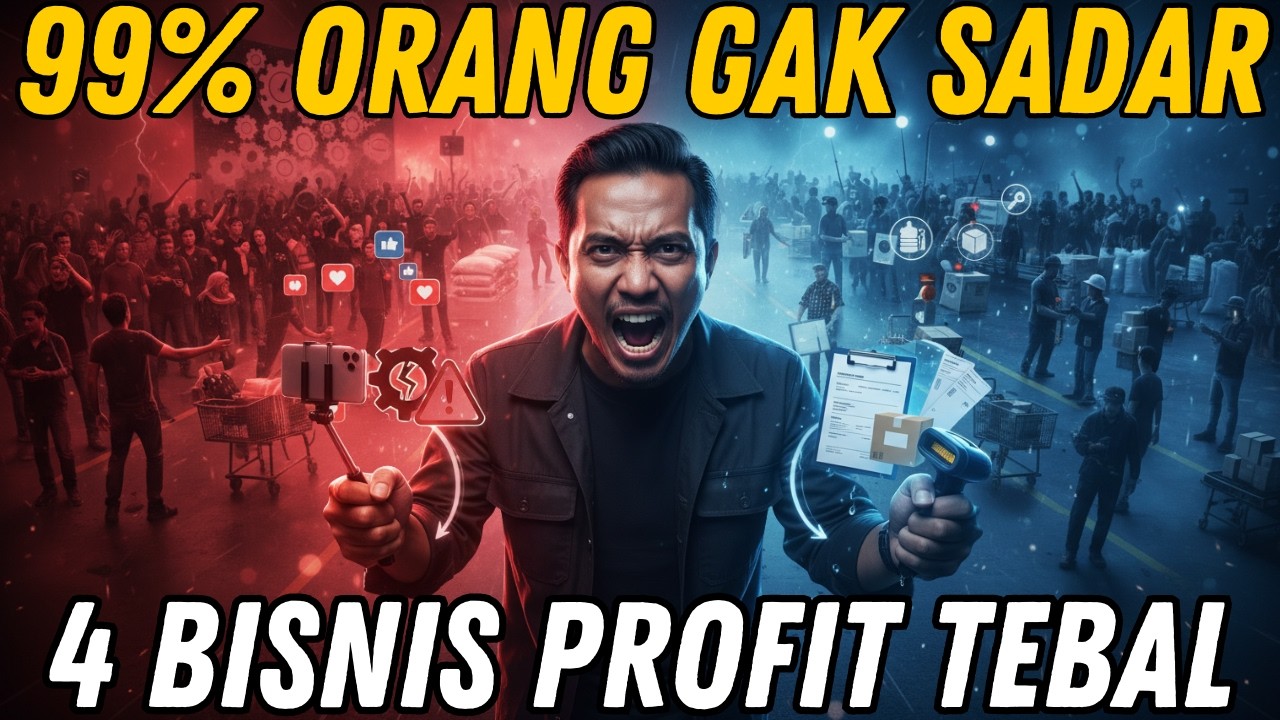 Gak Perlu Viral ⚠️ 4 Bisnis Ini Bikin Kaya Diam-Diam⁉️