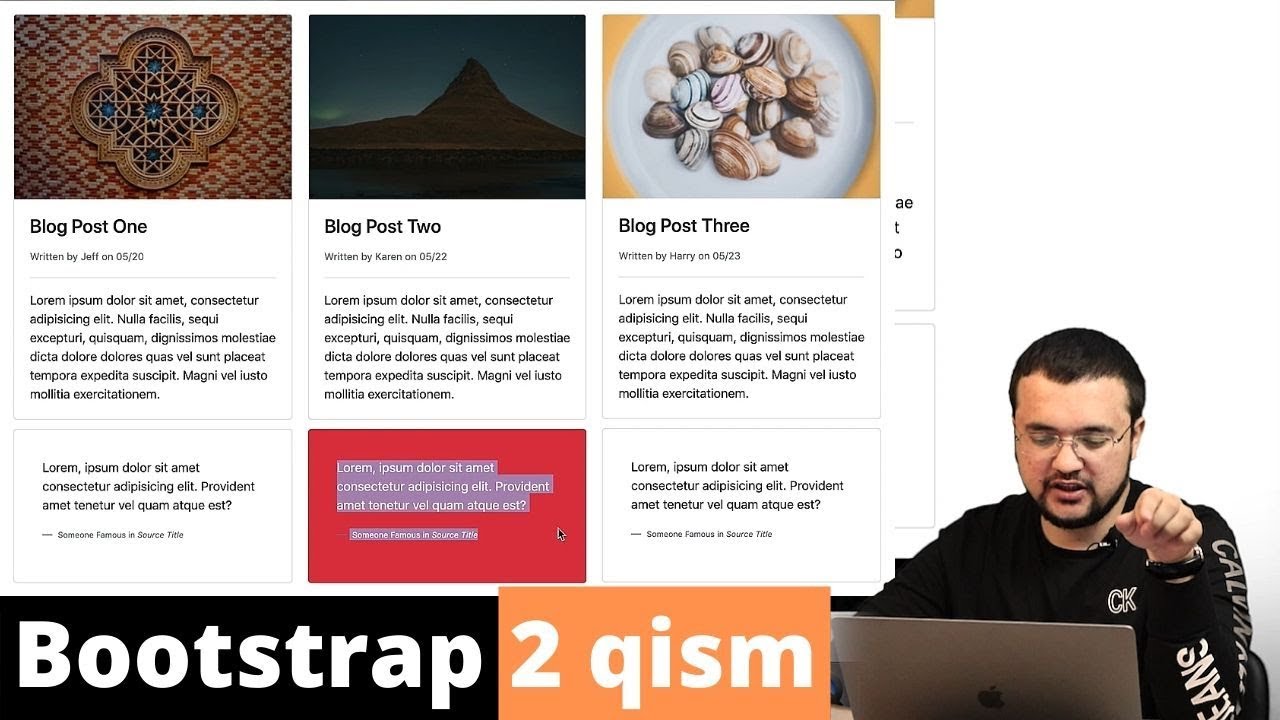 Bootstrap 2 qism