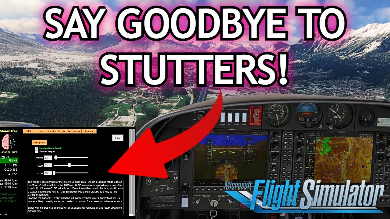 THIS FREE ADDON is a VR GAME CHANGER! GOODBYE STUTTERS with Smooth Flight for MSFS - ALL VR HEADSETS