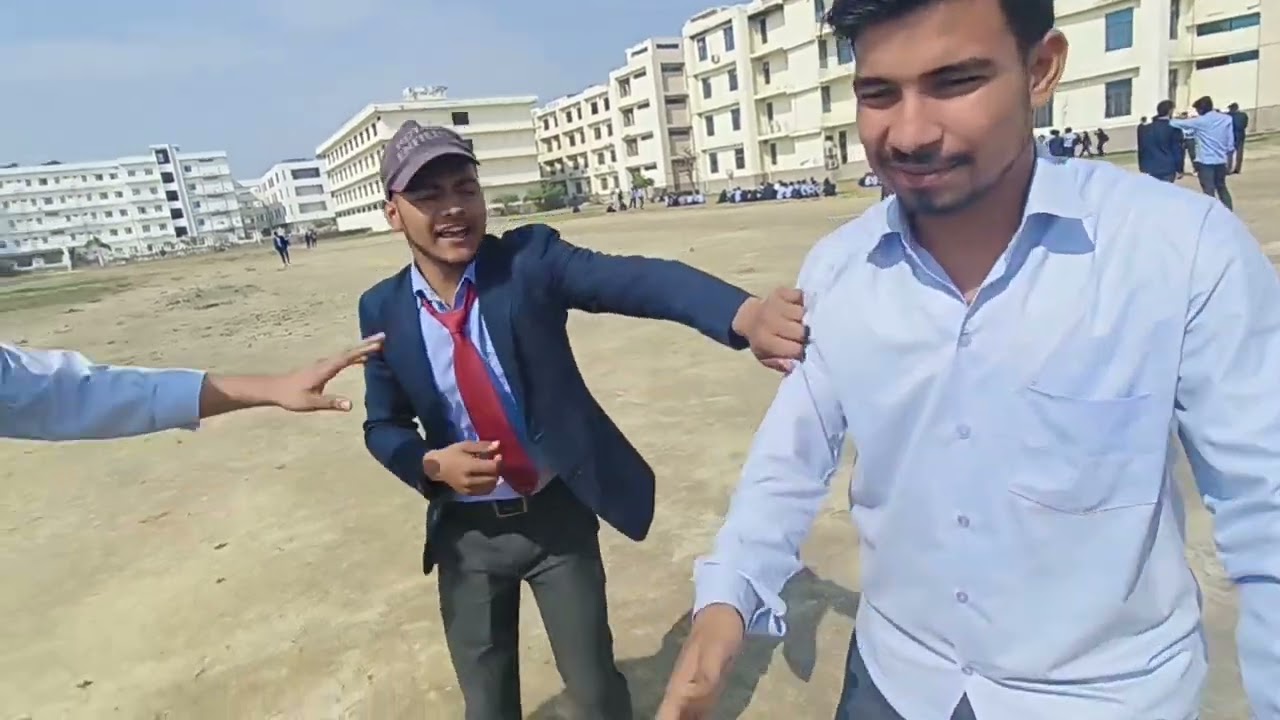 Masti in college 😆!!  Gl bajaj group of institutions 
