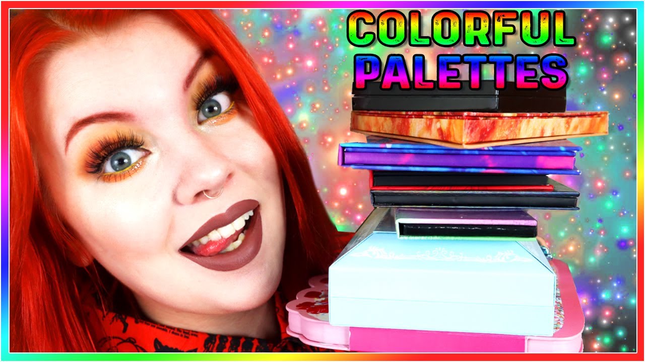 My Favorite Colorful Eyeshadow Palettes!!!!!