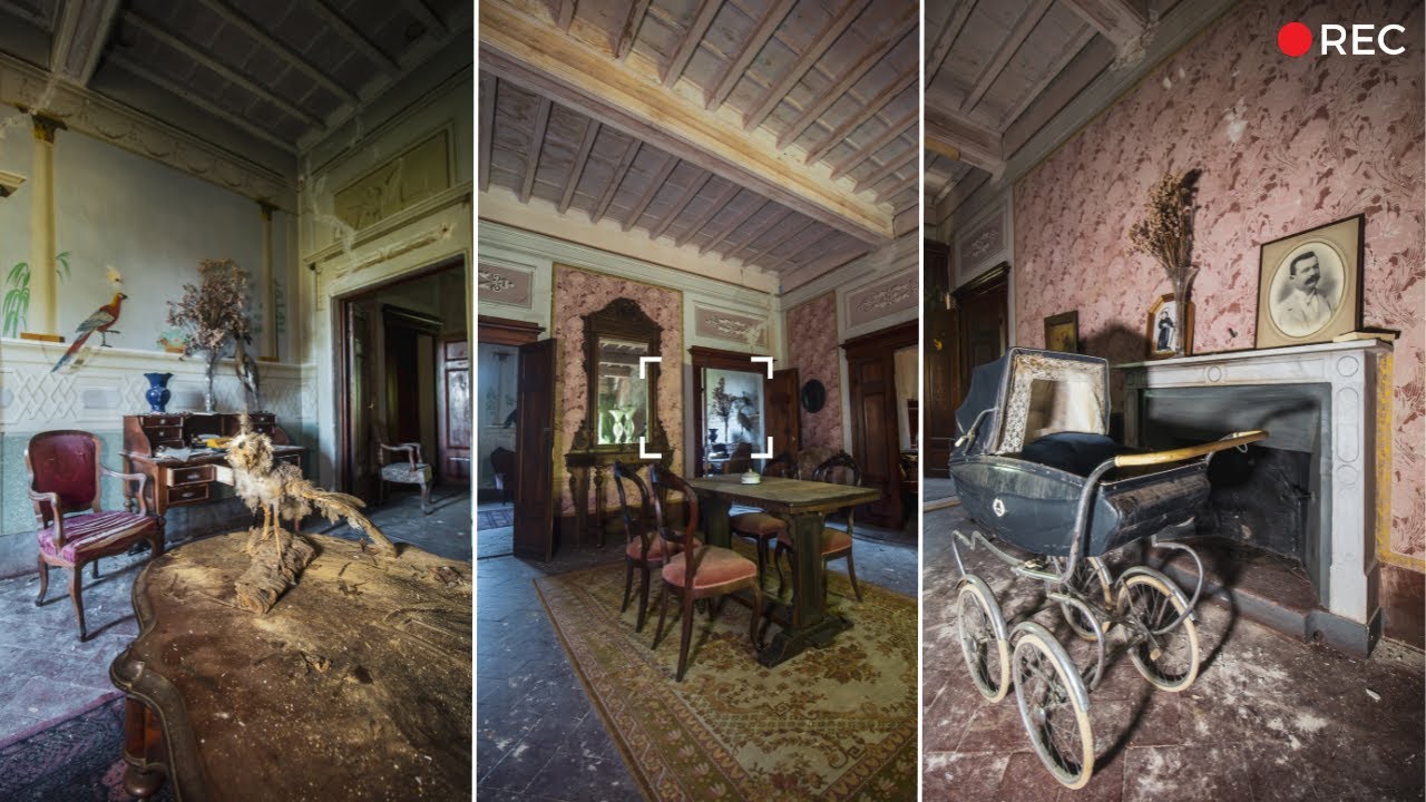 ESPLORO UNA VILLA CON DELLE BELLISSIME STANZE RIMASTE CONGELATE A 50 ANNI FA!