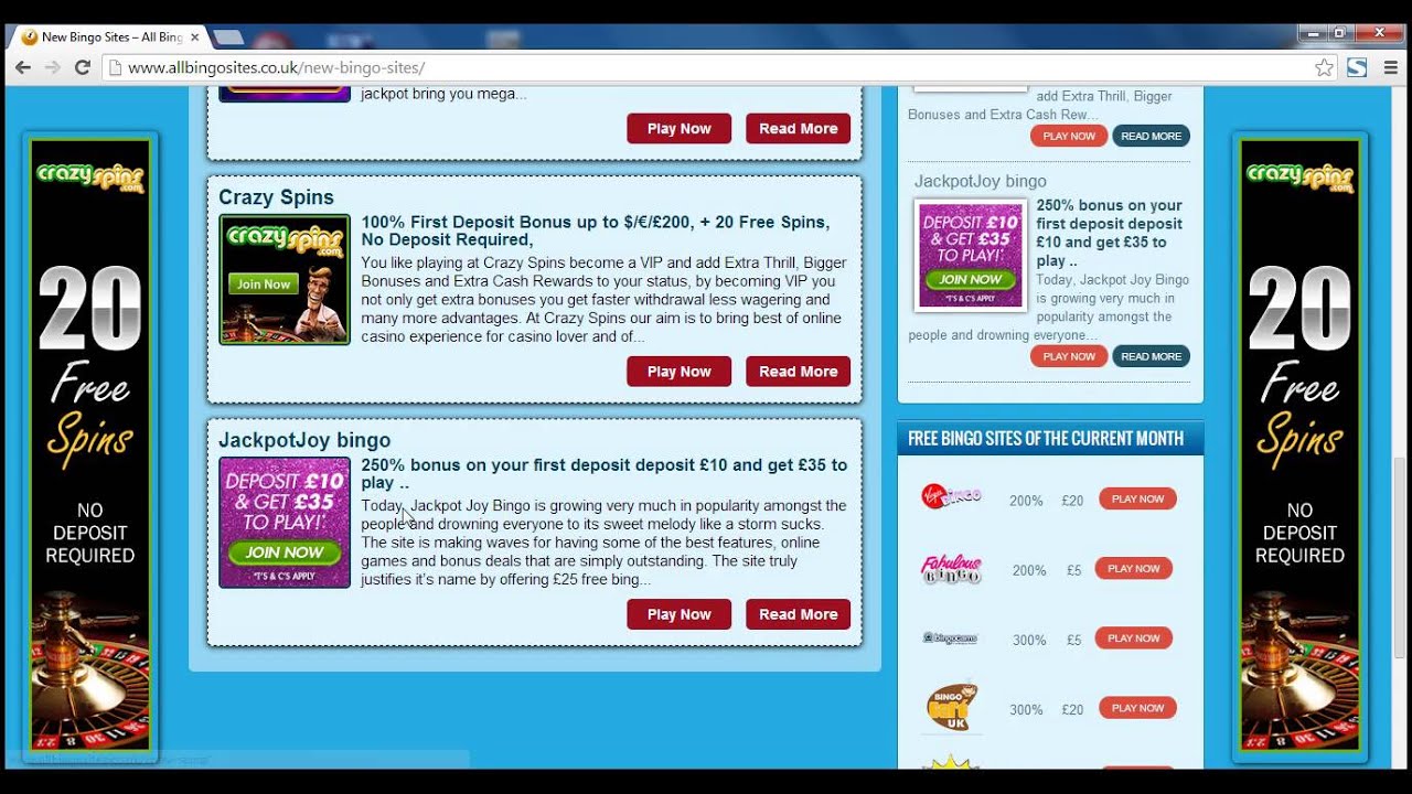 New Bingo Sites 2014