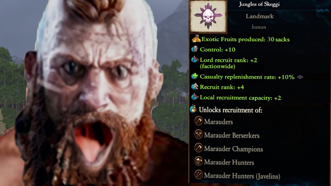 Why Norsca has an OP Landmark that Unlocks Recruitment to Every Core Unit in Skeggi