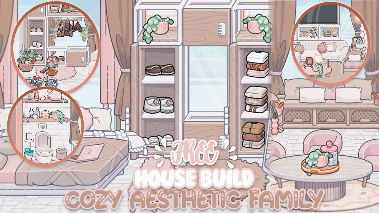 FREE FAMILY COZY AESTHETIC HOUSE BUILD|| AVATARWORLD #pazu #avatarworld 
