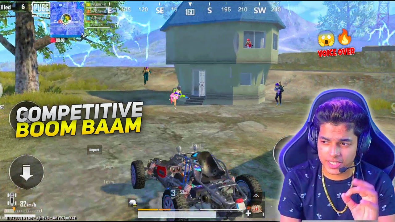 OMG 😱 COMPETITIVE FULL BOOM BAAM  WITH VOICE OVER || PUBG LITE