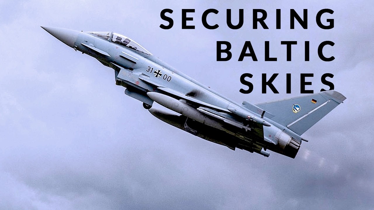 🇩🇪 German Eurofighters patrol Baltic skies from Latvia 🇱🇻