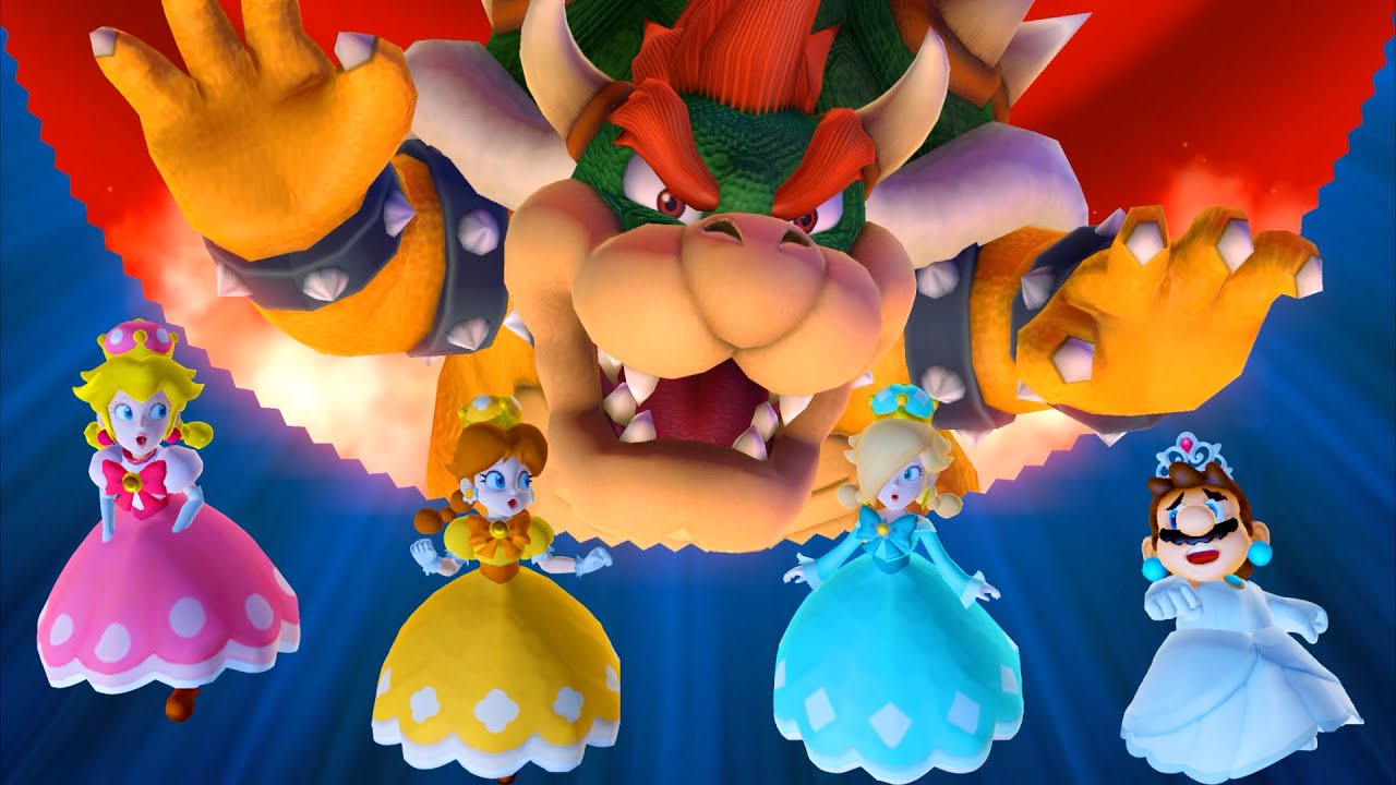 【マリオパーティ10】カオス城 : ピーチ姫 Vs デイジー姫 Vs ロゼッタ Vs マリオ  (CPU最強 たつじん)