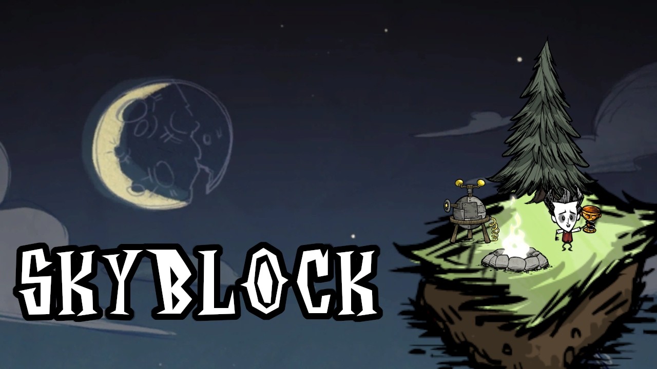 LAMPA JAK SK*RWYSYN, dlatego kr&oacute;tki strim - Don't Starve Together Skyblock #dst
