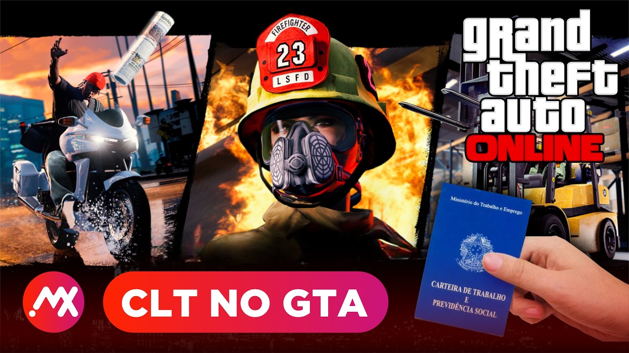 GTA ONLINE VIROU BARBIE PROFISSÕES - Novos TRABALHOS HONESTOS
