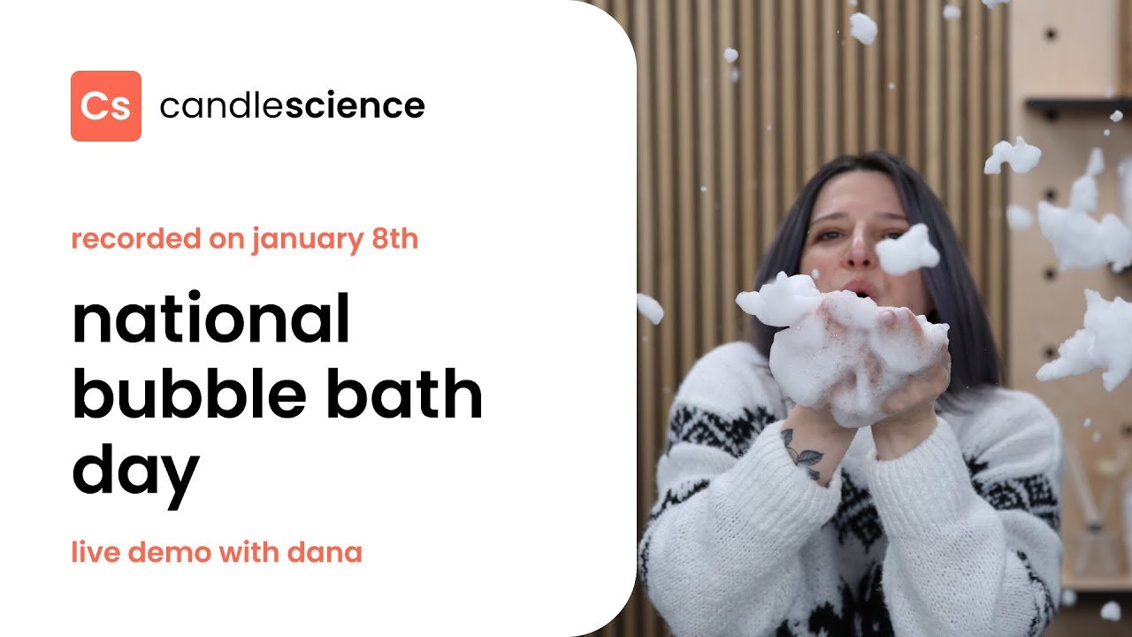 It’s National Bubble Bath Day! Live Demo, Giveaway & Maker Q&A