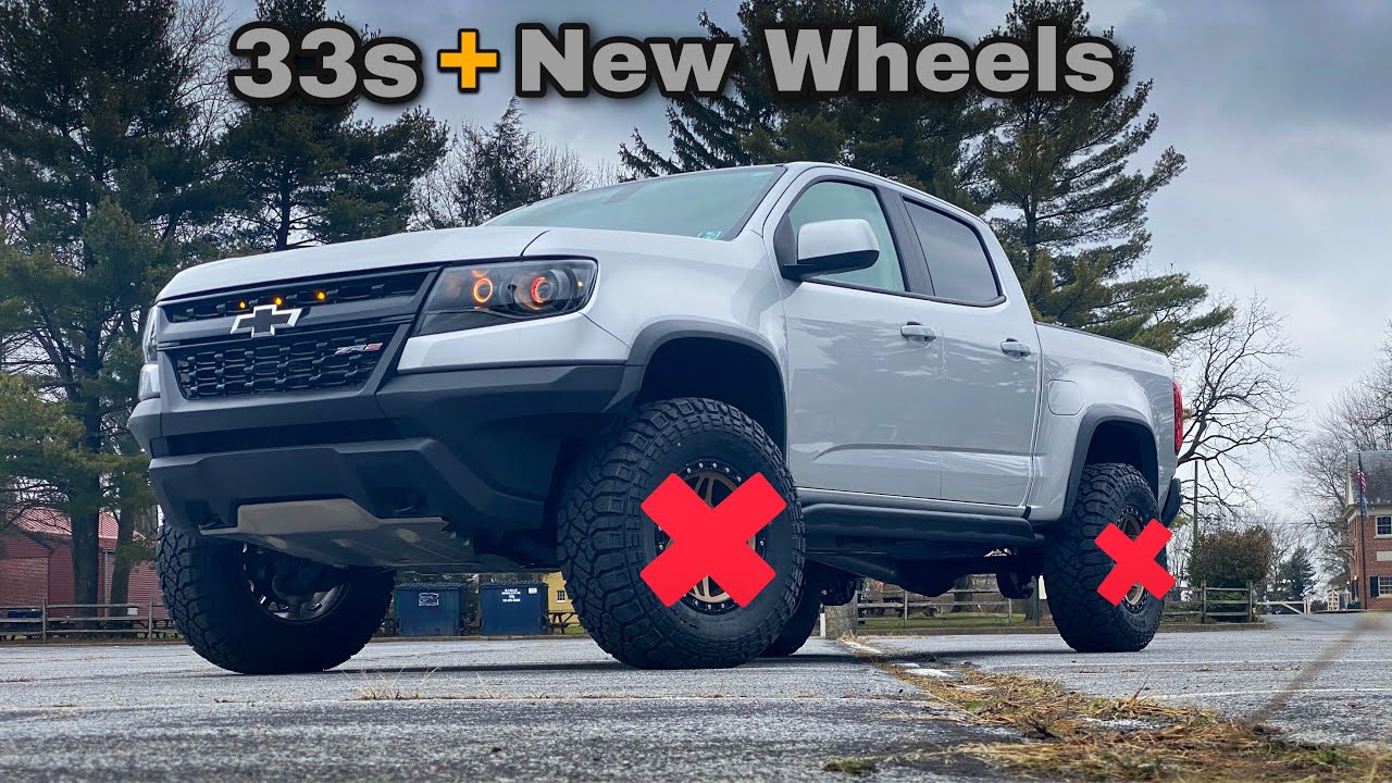 New Colorado ZR2 Wheels and 33