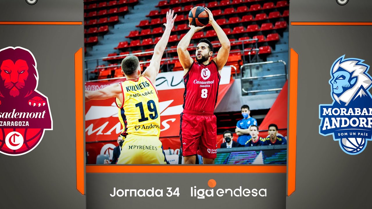 Casademont Zaragoza - MoraBanc Andorra (99-89) RESUMEN | Liga Endesa 2020-21