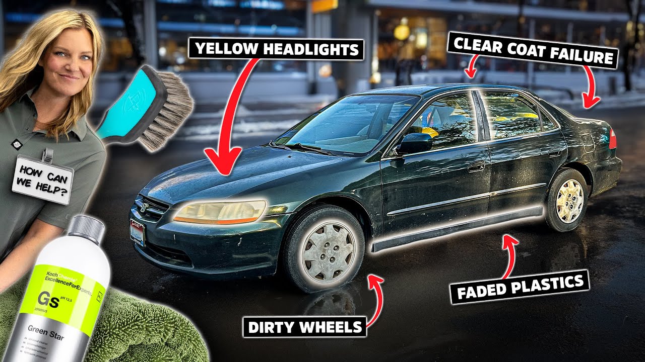 Washing a Well-Loved Honda for Valentine's Day while Answering Your Questions