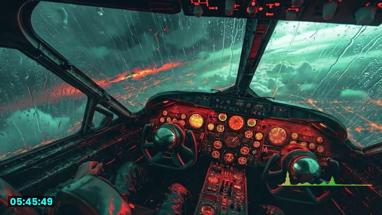 Deep Sleep Rain Audio with Subtle Thunder Murmur