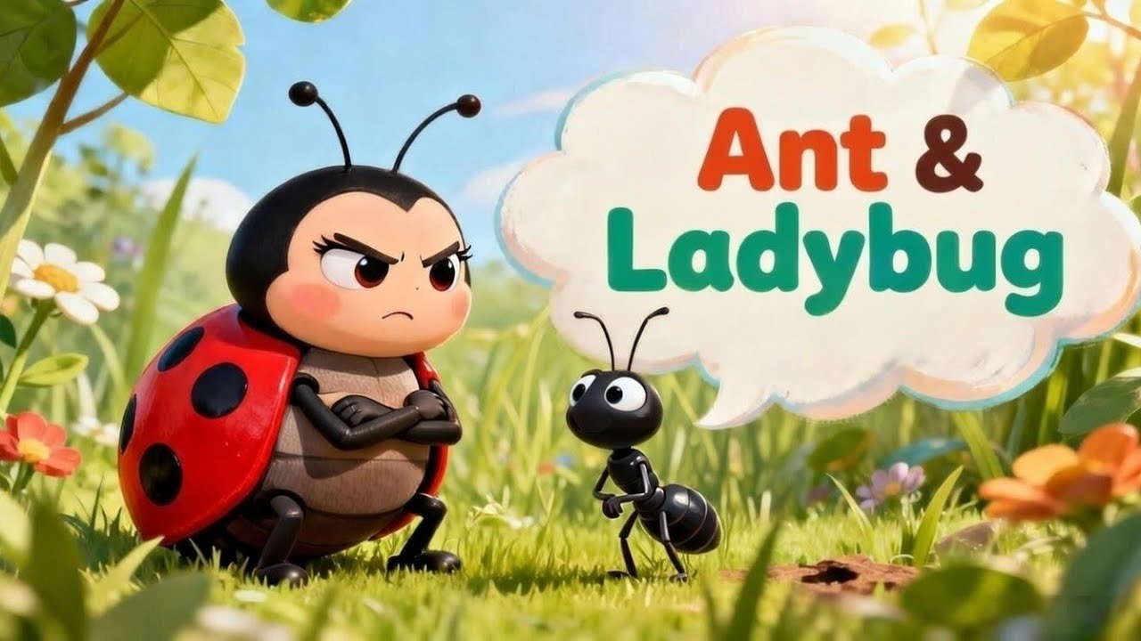 The Grumpy Ladybug & The Kind Ant 🐞🐜 | A Sweet Story About Kindness