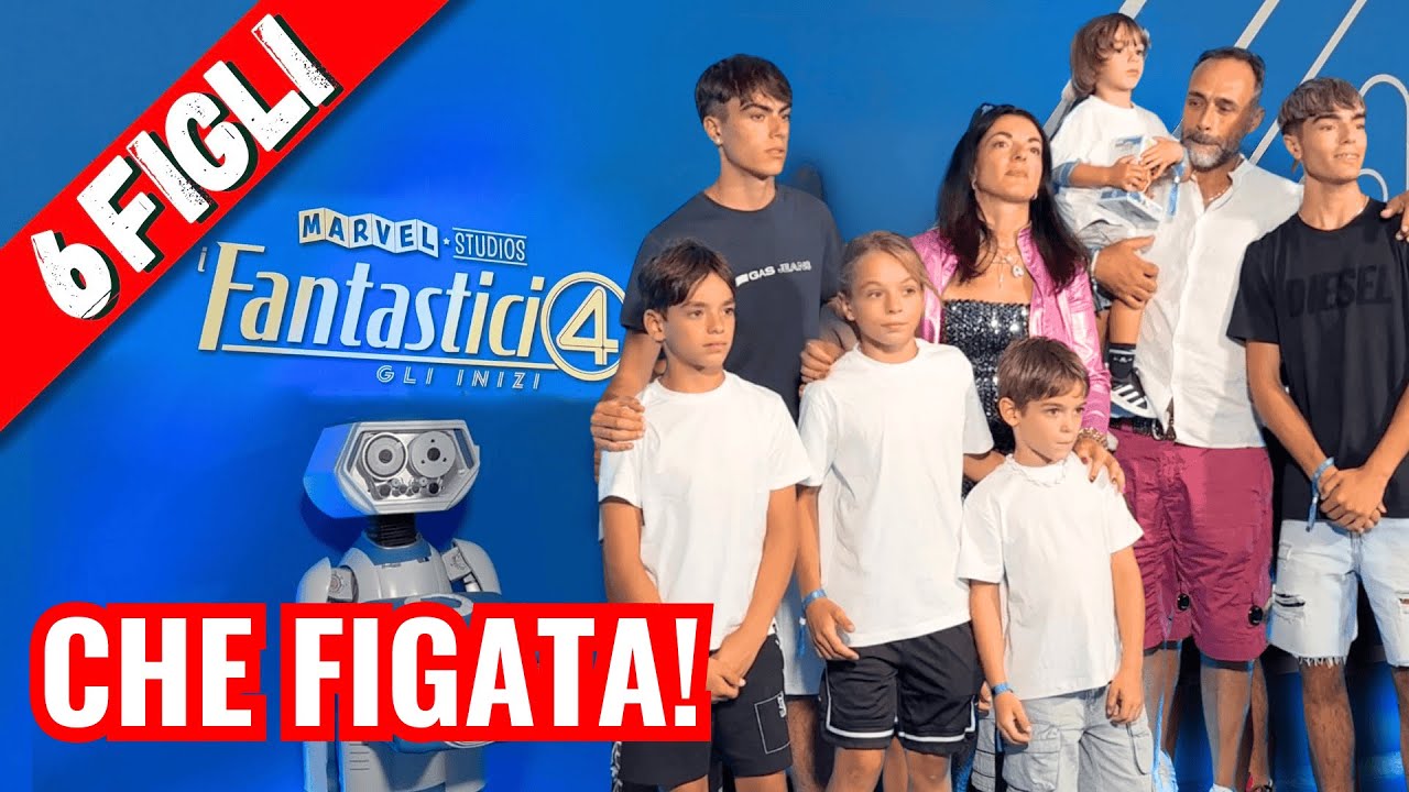 I FANTASTICI OTTO (siamo noi) Vlog dell’anteprima Marvel con 6 figli (e un party spaziale!)