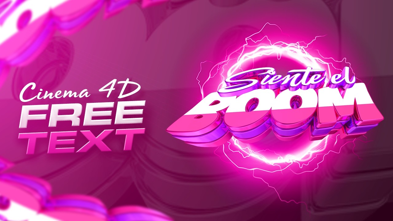 3D текст, редактируемый для Cinema 4D / 3D текст, редактируемый для Cinema 4D