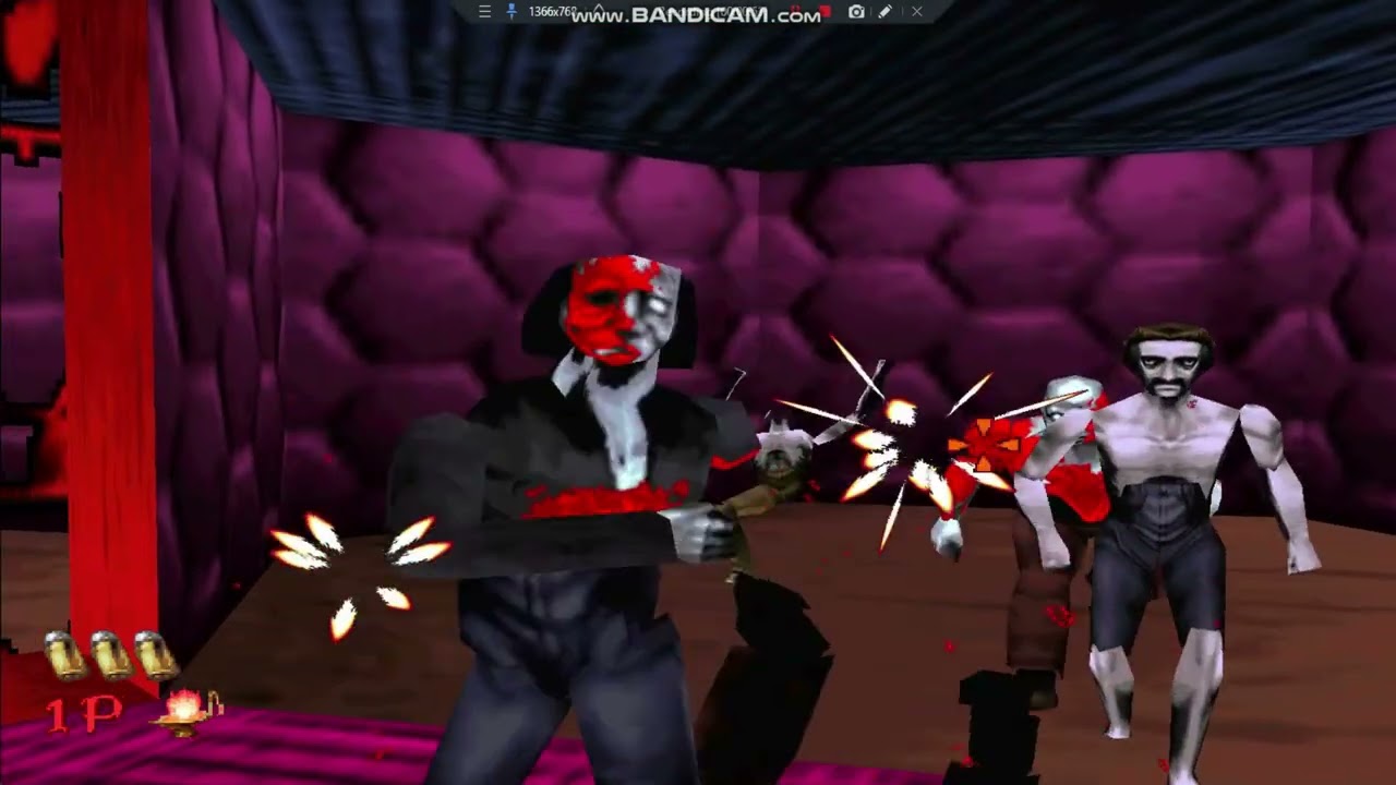 Me Playing The House of The Dead