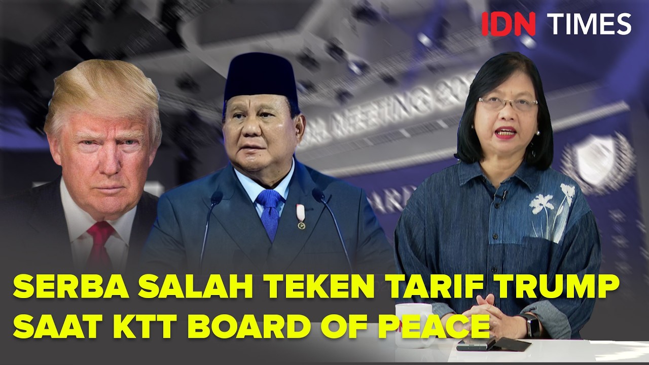 PoV Times - Serba Salah Teken Tarif Trump Saat KTT Board of Peace