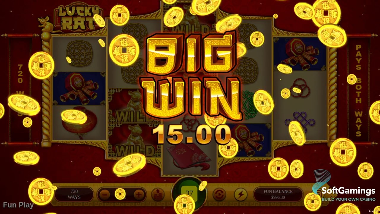 Real Time Gaming (RTG Slots) - Lucky Rat - Gameplay Demo