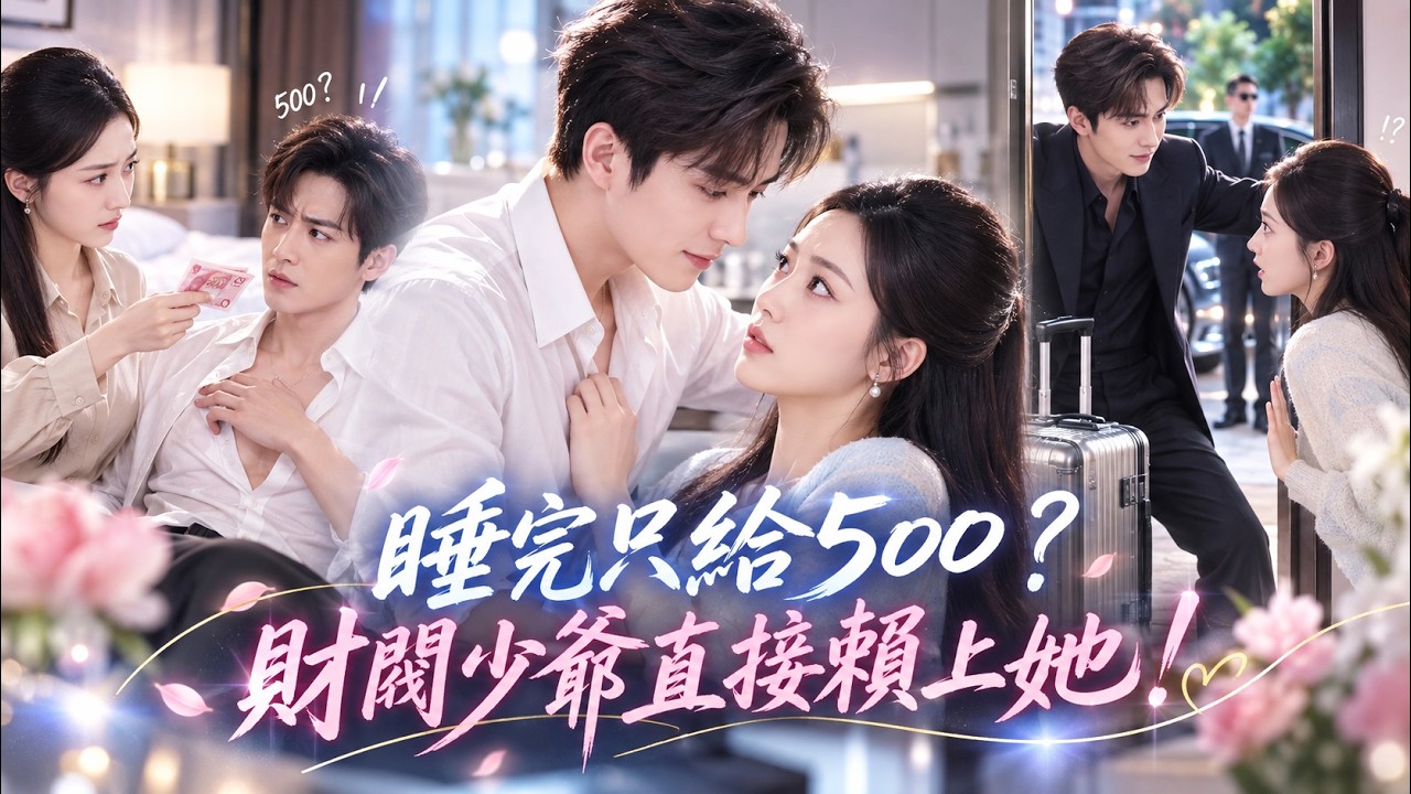 夏寧駿❤️她誤把男人當男模，嫌他技術差只給500小費！誰知他竟是財團繼承人，還將錯就錯搬進她家賴著不走！#drama #full