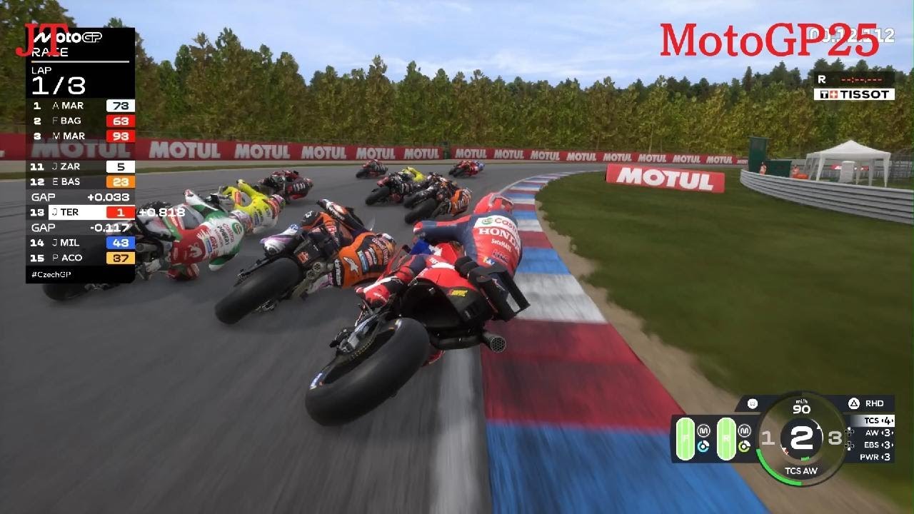 MotoGP25-PS5-Czech GP Main Race-JT Comes Up Short At Brno