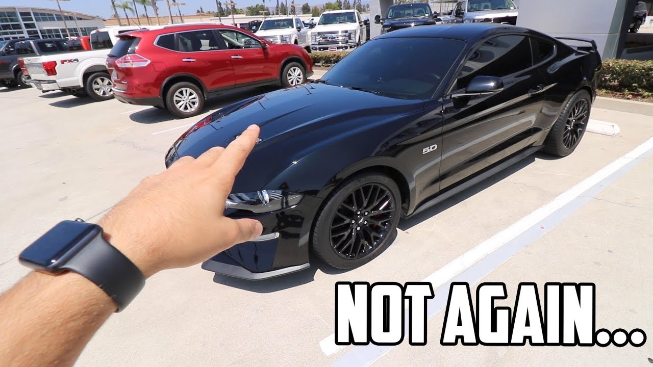 Taking my Mustang GT back to the DEALERSHIP...