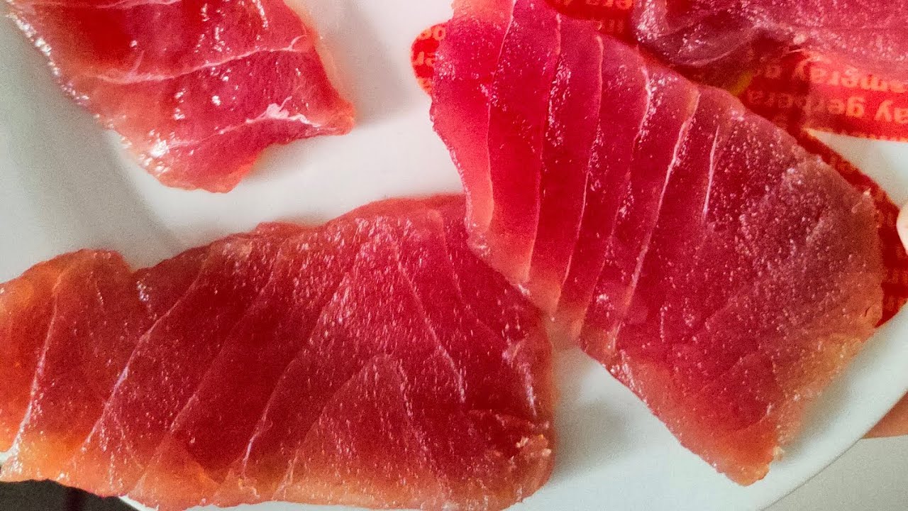 Truco para macerar el Atún fresco para sushi o tartar o nigiri