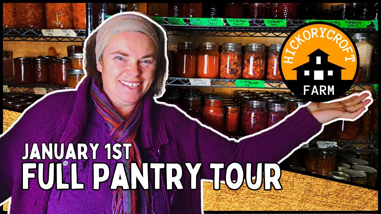 Full PANTRY TOUR: January 1st 2024 PANTRY CHALLENGE Tour #threeriverschallenge