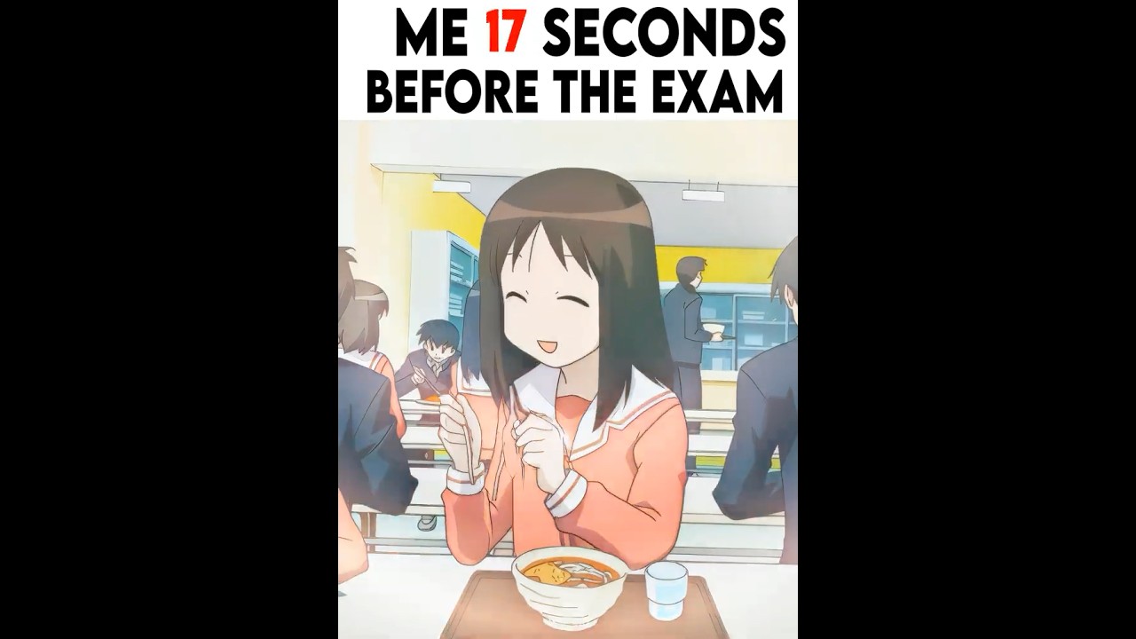 Me Before The Exam😭
