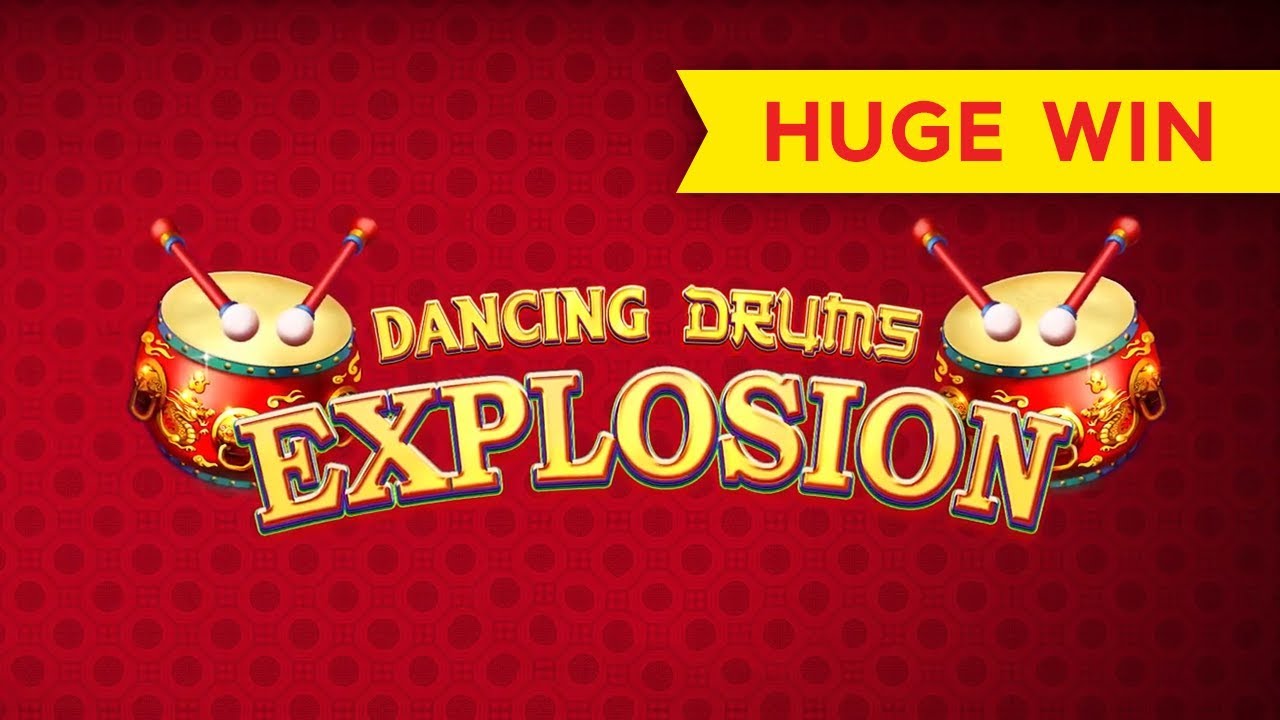 Dancing Drums Explosion Slot - BIG WIN - $10 MAX BET BONUS!