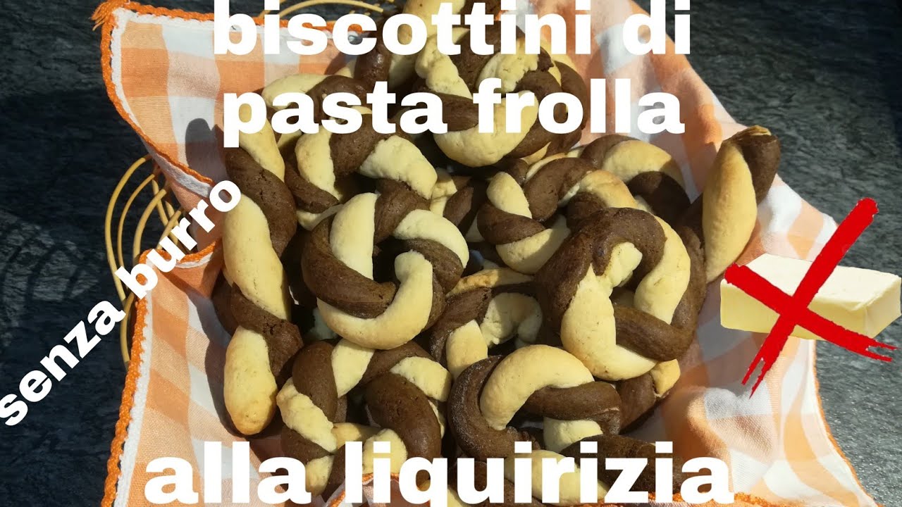 Ciambellotti frollini alla liquirizia