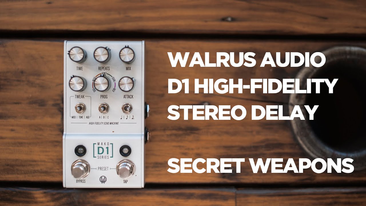 Walrus Audio D1 Stereo Delay | Secret Weapons Demo and Review