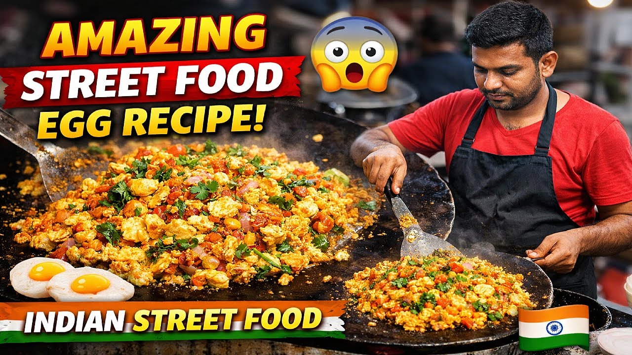 Amazing Street Food Egg Recipe | Indian Street Food