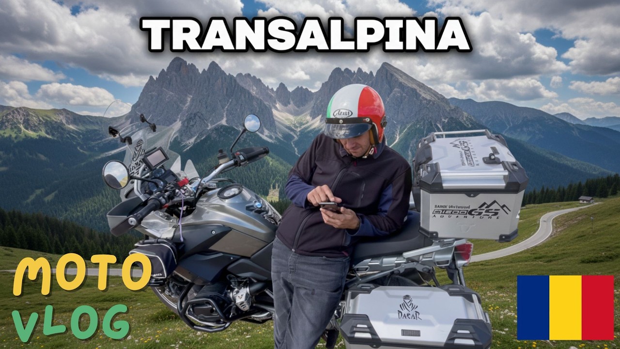 TRANSALPINA MOTO: Fără cazare și cu bateriile descărcate! Aventura continuă , Motovlog RO.