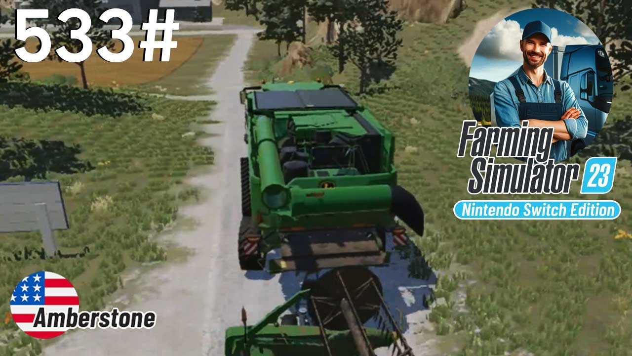 FS 23 - 533. Soybeans and Sunflower Harvest, Fertilizing, Straw Collecting and Transport