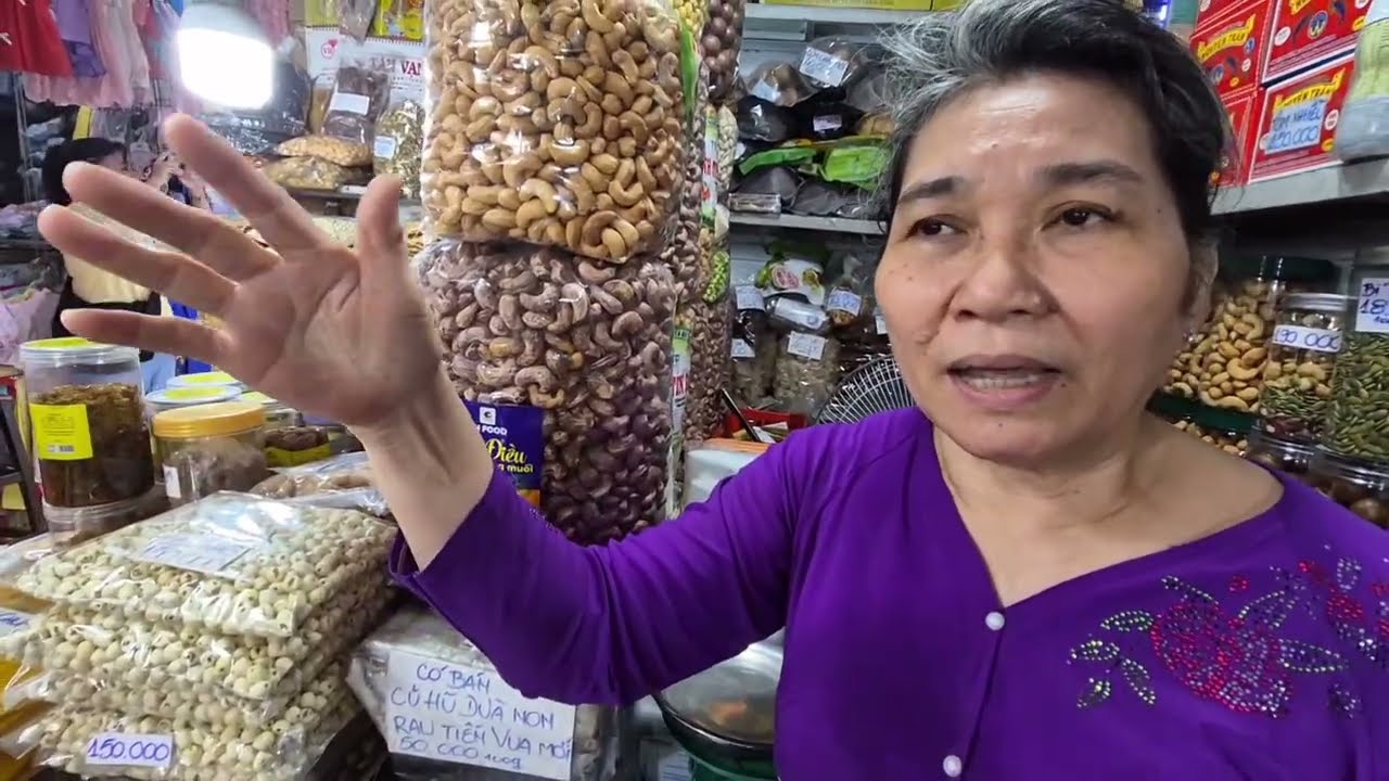 Tết sắp đến mà tiểu thương chợ nhà giàu Tân Định nhiều tâm tư #chợtết  #chotet #chotandinh