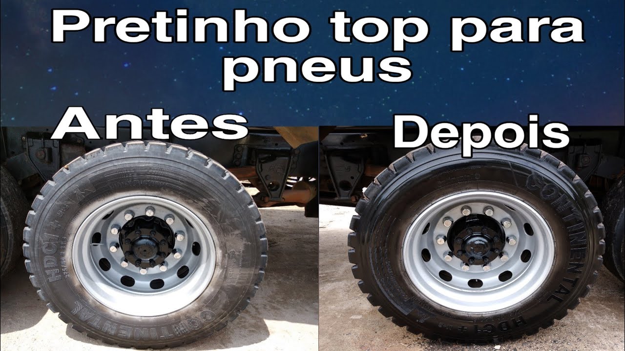 Pretinho top para pneu!
