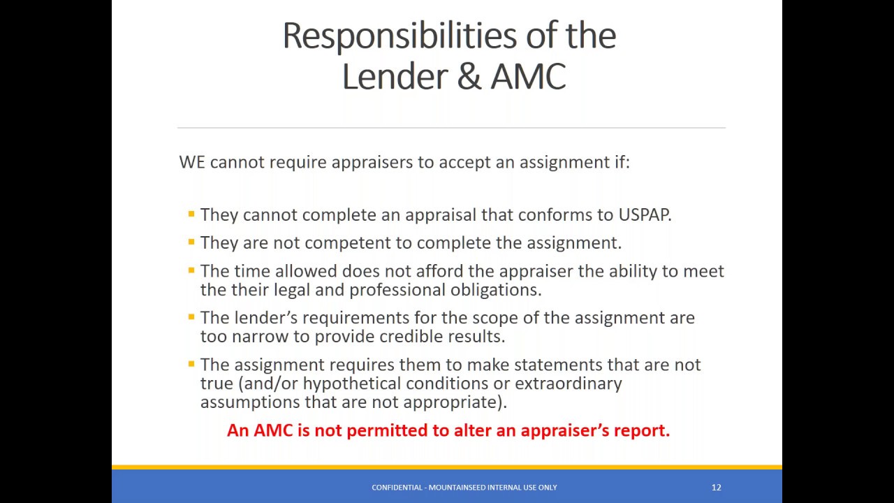 USPAP for Non-Appraiser Presented by Andy Reisser