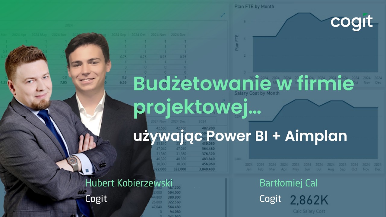 Budżetowanie w firmie projektowej… używając Power BI + Aimplan