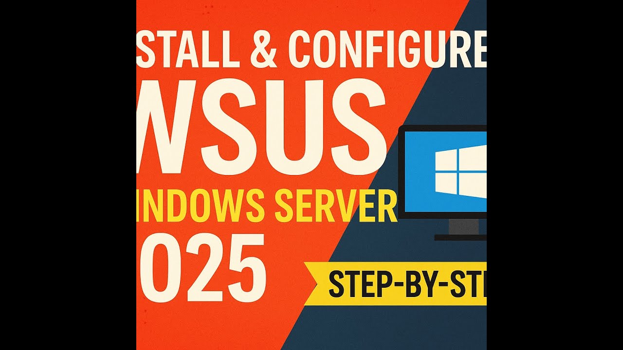 🚀 &ldquo;Install & Configure WSUS on Windows Server 2025 | Step-by-Step Guide&rdquo; #WindowsServer2025 #WSUS