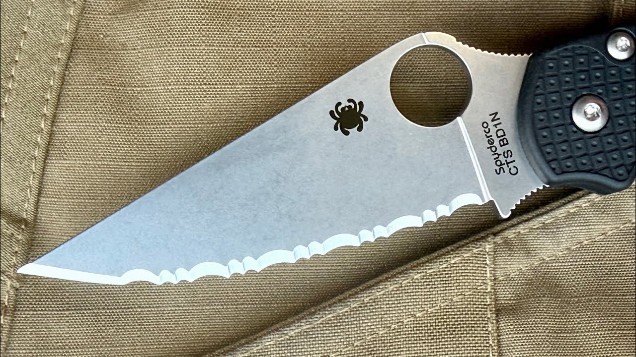 ПОЧЁМ БЕНЗИН? Нож PARA MILITARY 2 LIGHTWEIGHT Spyderco