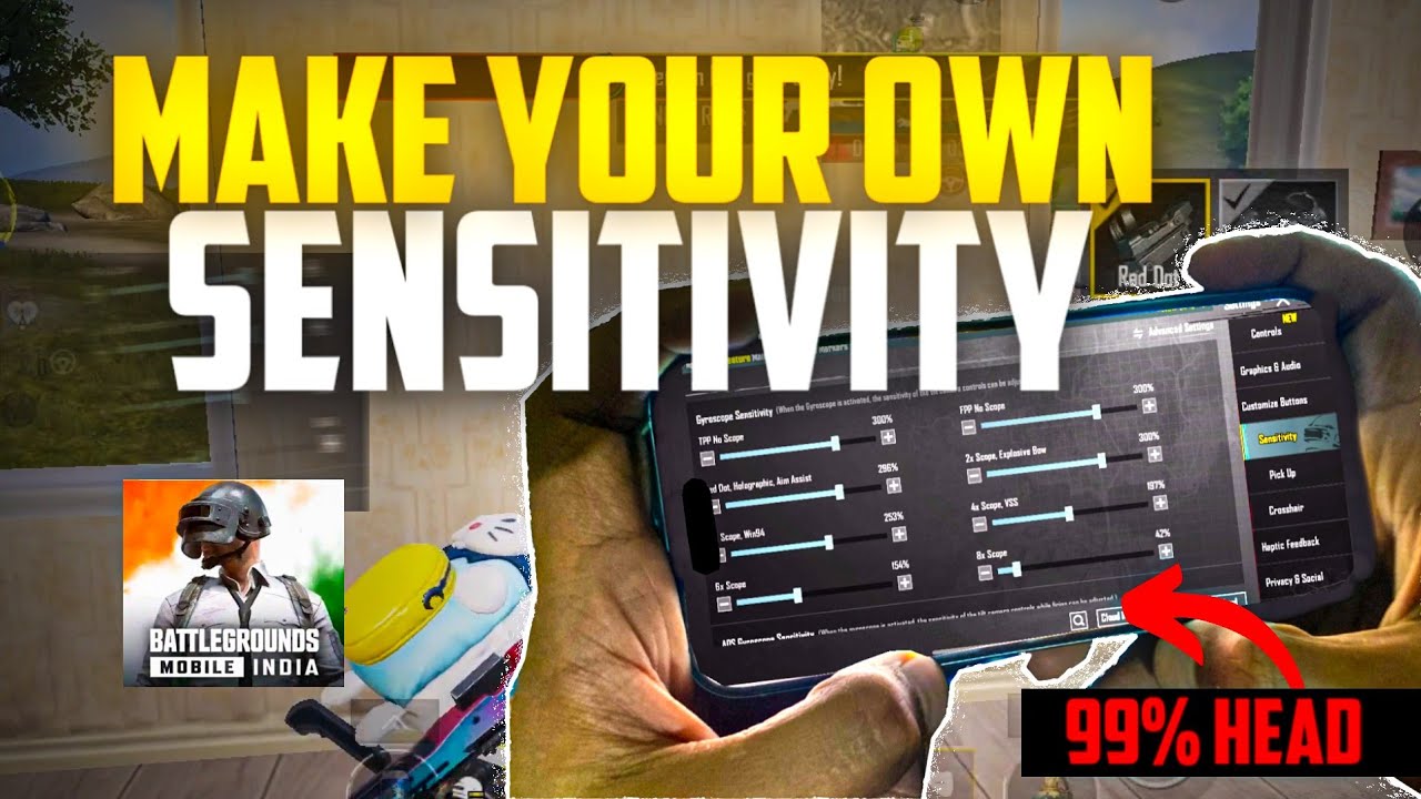 How to make own pubg bgmi sensitivity | best bgmi pubg sensitivity latest | Samar Playz