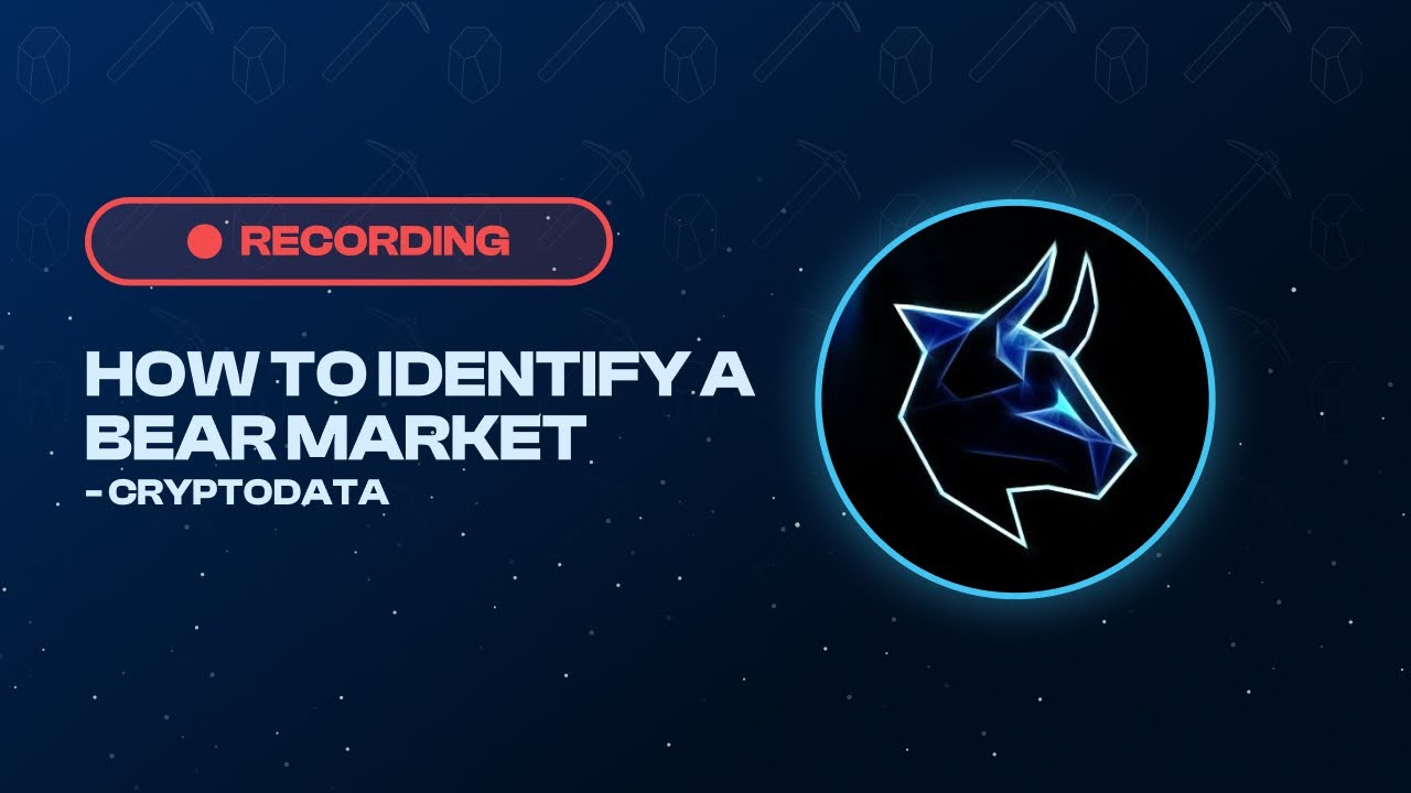 How to Identify a Bear Market - CryptoData - November 9, 2025