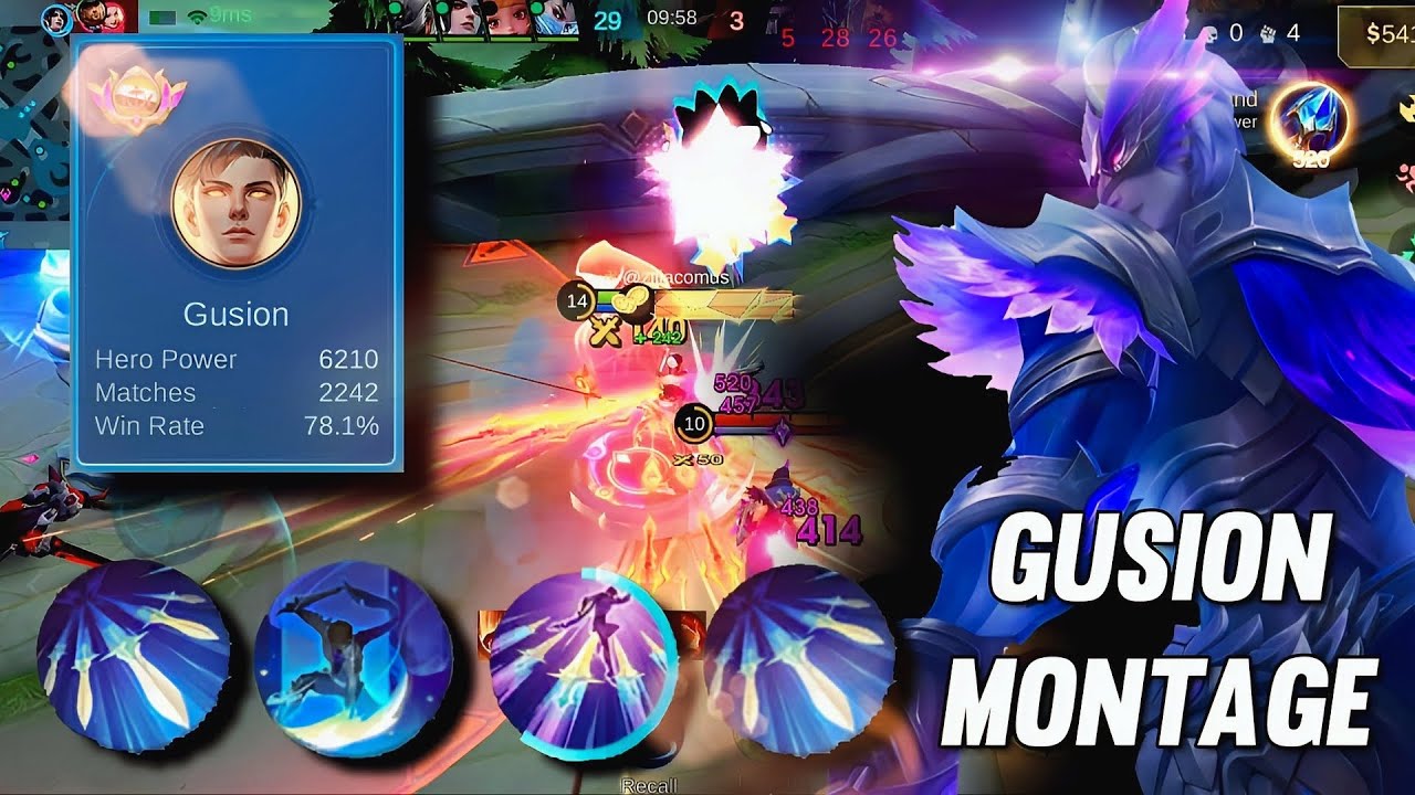 How to play Gusion like a True Global 1 | Gusion montage