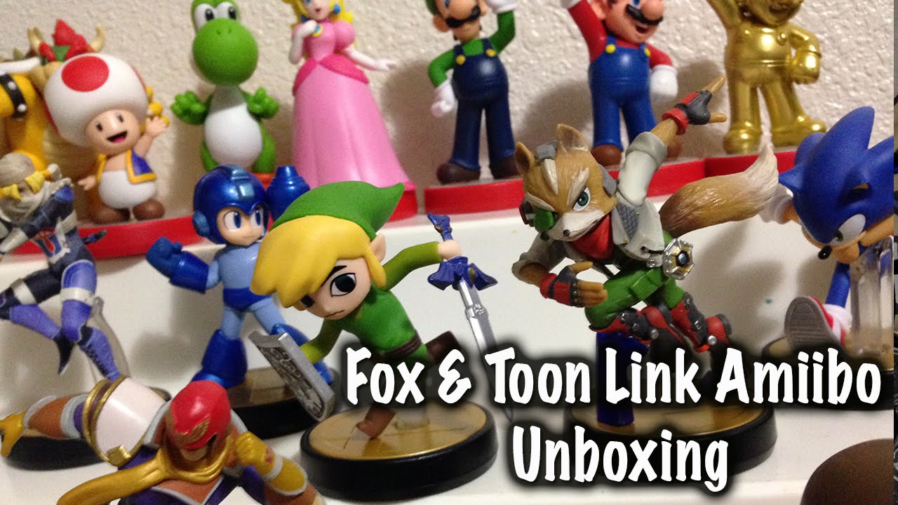 Fox & Toon Link Amiibo unboxing